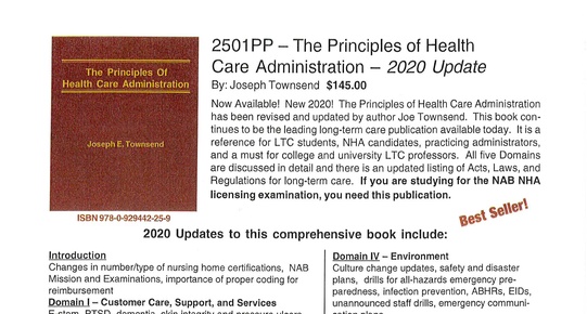 Principles of Health Care Administration